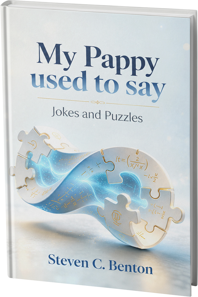 Hardcover of My Pappy Used to Say: Jokes and Puzzles by Steven C. Benton